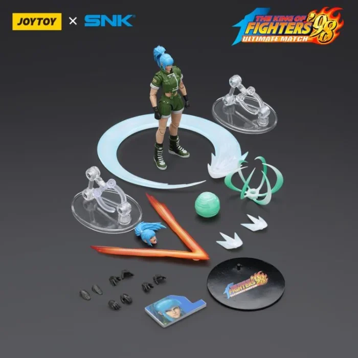 The King of Fighters 98 Ultimate Match Ikari Warriors Team Leona Heidern 1/18 - Imagen 7