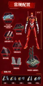 Neon Genesis Evangelion Action Edition Evangelion Production Model 02 Model Kit - Imagen 9