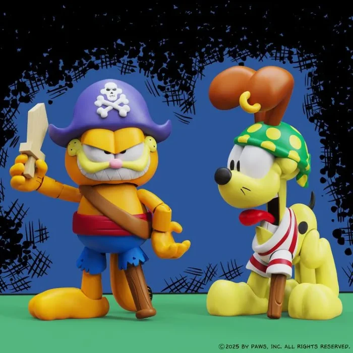 Garfield Halloween Adventure Pirate Garfield and Pirate Odie Figure Two Pack - Imagen 5