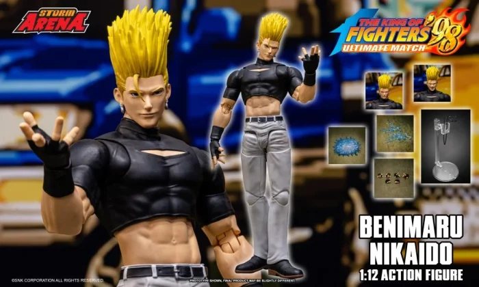 The King of Fighters 98 Ultimate Match Storm Arena Benimaru Nikaido 1/12 - Imagen 22