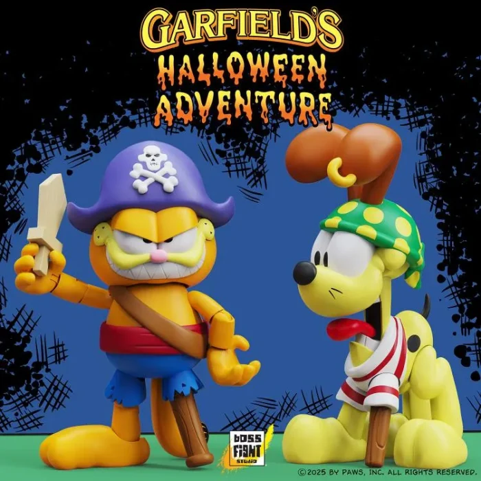 Garfield Halloween Adventure Pirate Garfield and Pirate Odie Figure Two Pack - Imagen 2