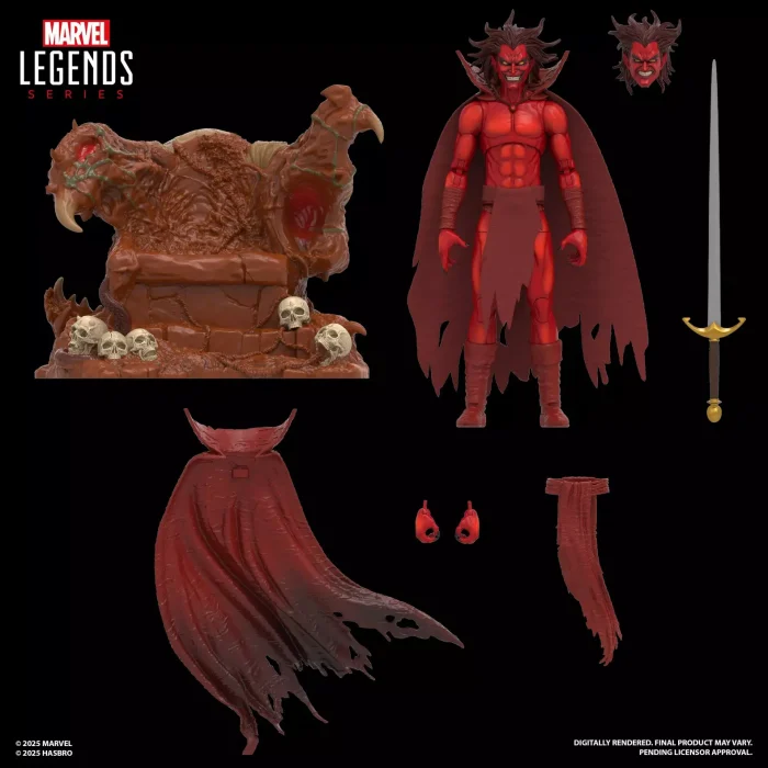 Marvel Legends Series Marvel Mephisto With Infernal Throne - Imagen 14