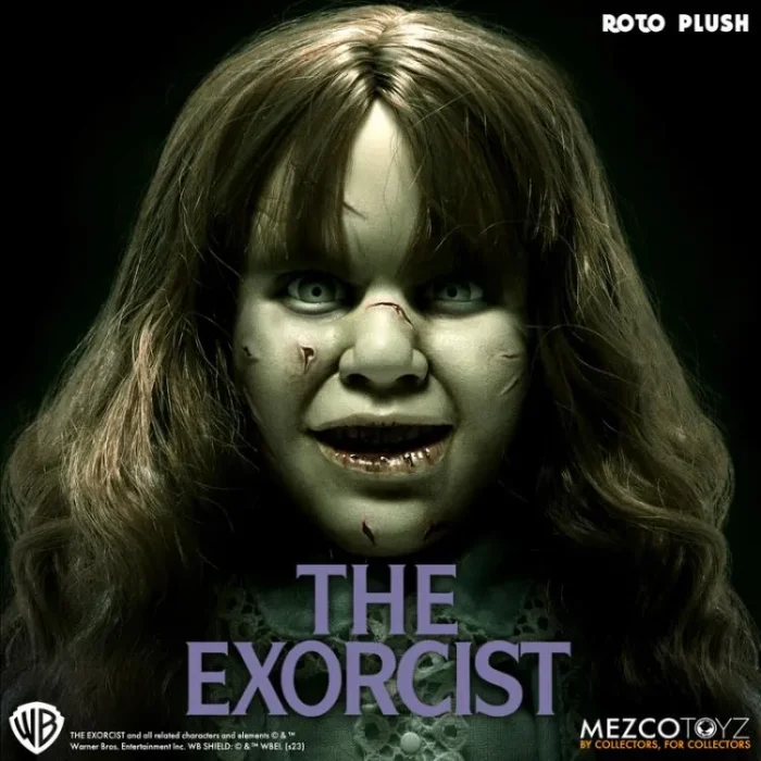 The Exorcist Mezco Designer Series Regan MacNeil Roto Plush Doll - Imagen 8