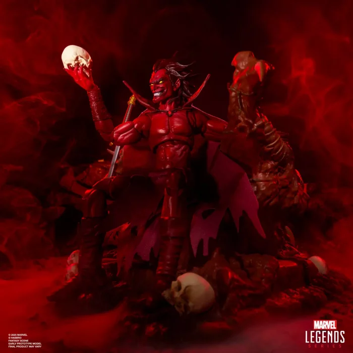 Marvel Legends Series Marvel Mephisto With Infernal Throne - Imagen 2