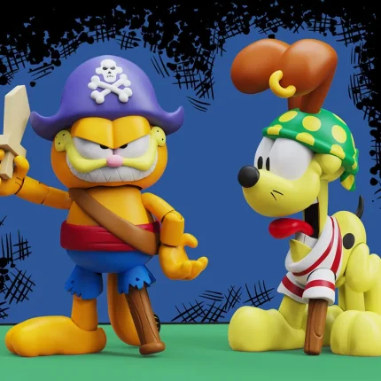 Garfield Halloween Adventure Pirate Garfield and Pirate Odie Figure Two Pack