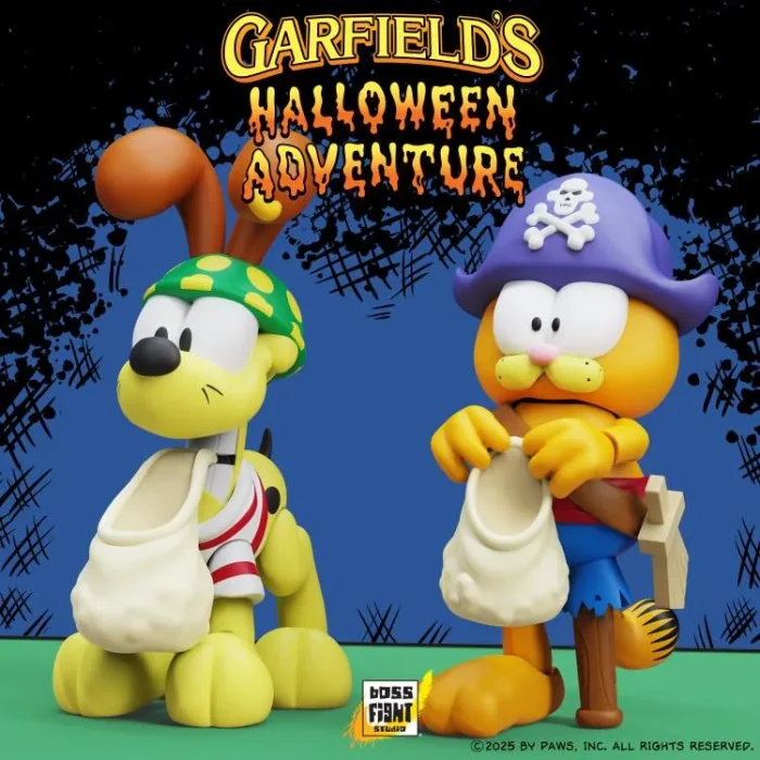 Garfield Halloween Adventure Pirate Garfield and Pirate Odie Figure Two Pack - Imagen 3