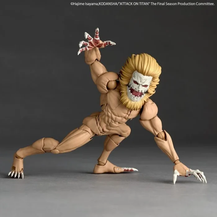 Attack on Titan Amazing Yamaguchi Revoltech NR102 Jaw Titan - Imagen 8