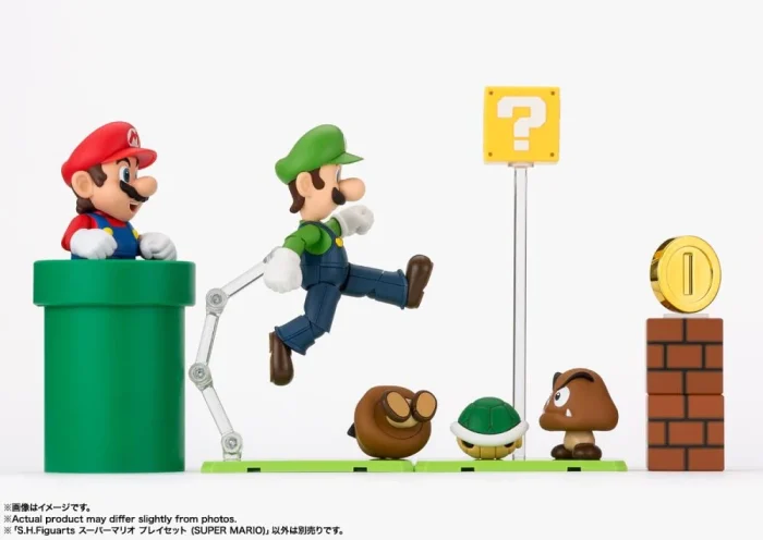 Super Mario S.H.Figuarts Super Mario Brothers Playset - Imagen 5