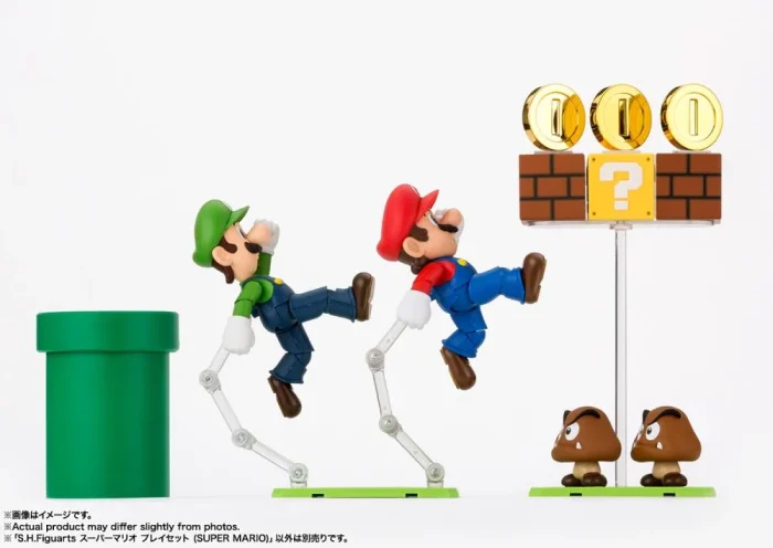Super Mario S.H.Figuarts Super Mario Brothers Playset - Imagen 6