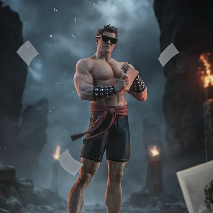 Mortal Kombat Klassic Johnny Cage 1/10 Art Scale
