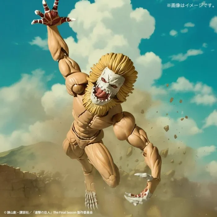 Attack on Titan Amazing Yamaguchi Revoltech NR102 Jaw Titan - Imagen 13
