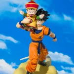 Dragon Ball Z SH Figuarts Son Goku and Son Gohan Childhood with Nimbus Cloud