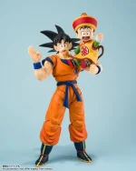 Dragon Ball Z SH Figuarts Son Goku and Son Gohan Childhood with Nimbus Cloud - Imagen 6