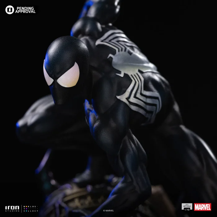 Marvel Comics Battle Diorama Series Spider Man Black Suit 1/10 - Imagen 3