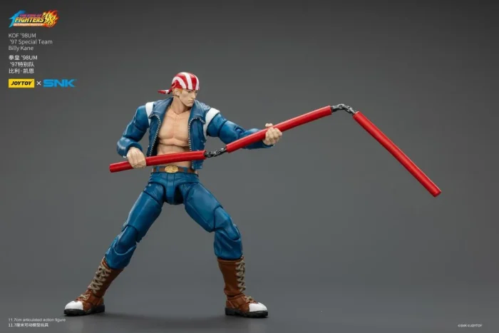The King of Fighters 98 Ultimate Match Special Team Billy Kane 1/18 - Imagen 3