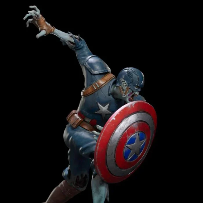 What If Zombie Captain America 1/10 Art Scale - Imagen 8