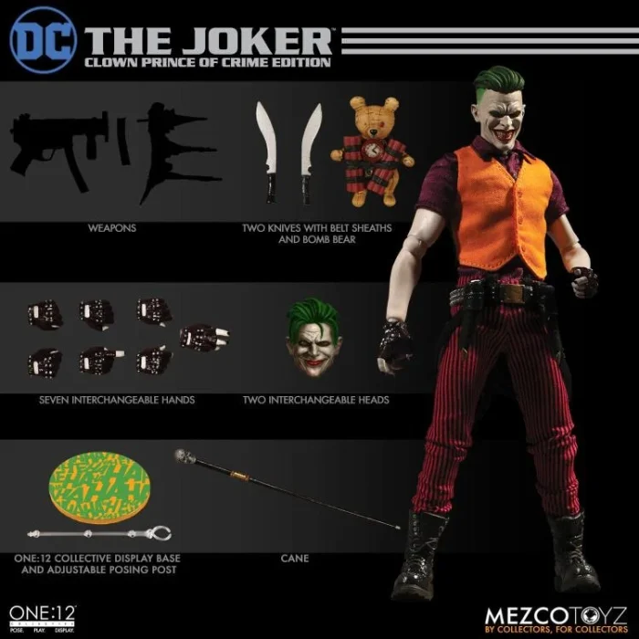 DC Comics One12 Collective The Joker Clown Prince of Crime Edition - Imagen 11