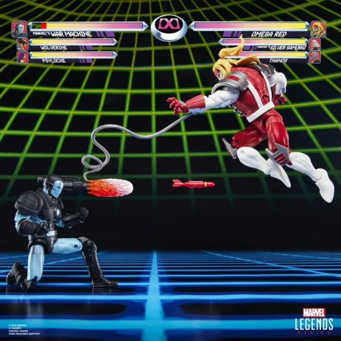 Marvel Legends Gamerverse War Machine vs Omega Red Action Figure Two Pack - Imagen 3