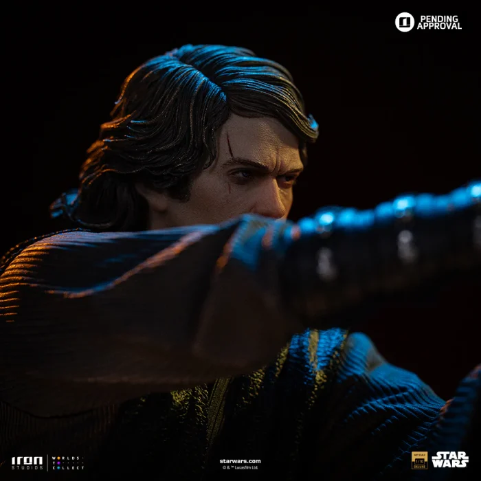 Anakin vs Obi Wan Revenge of the Sith 20th Years Anniversary Star Wars Art Scale 1/10 - Imagen 10