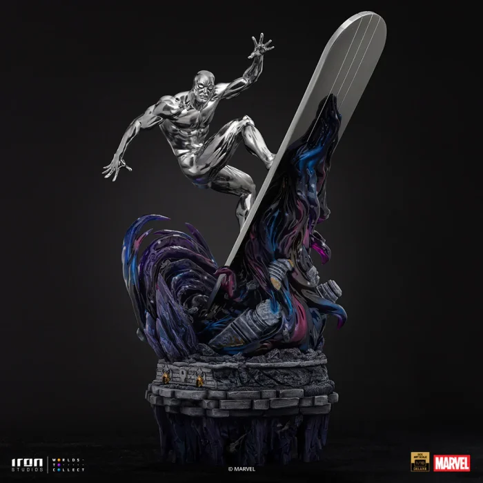 The Infinity Gauntlet Battle Diorama Series Silver Surfer 1/10 Art Scale - Imagen 2