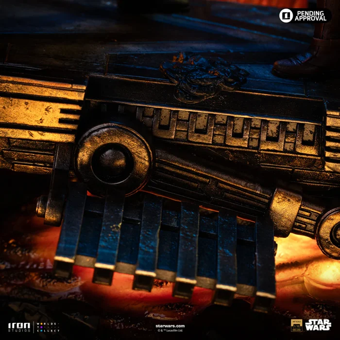 Anakin vs Obi Wan Revenge of the Sith 20th Years Anniversary Star Wars Art Scale 1/10 - Imagen 11