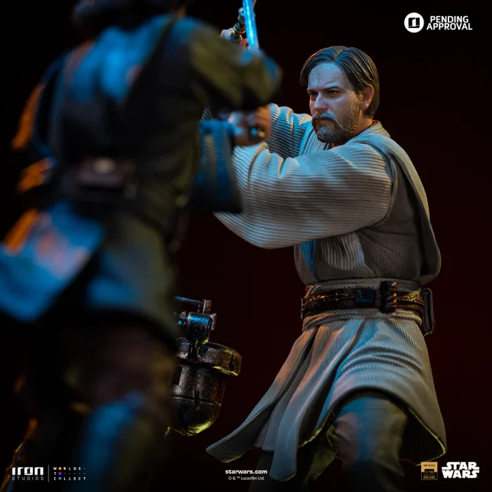 Anakin vs Obi Wan Revenge of the Sith 20th Years Anniversary Star Wars Art Scale 1/10 - Imagen 6