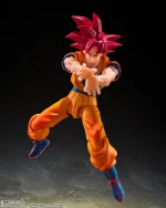 Dragon Ball Super SH Figuarts Super Saiyan God Goku God Aura - Imagen 5