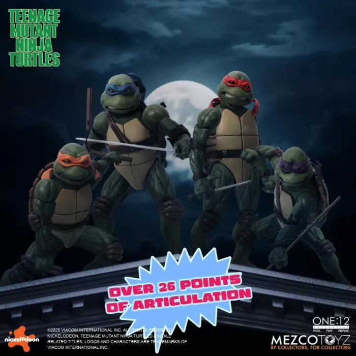 Teenage Mutant Ninja Turtles 1990 One12 Collective Boxed Set - Imagen 6
