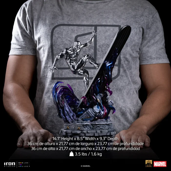 The Infinity Gauntlet Battle Diorama Series Silver Surfer 1/10 Art Scale - Imagen 13