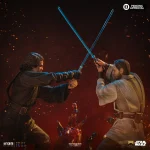 Anakin vs Obi Wan Revenge of the Sith 20th Years Anniversary Star Wars Art Scale 1/10 - Imagen 9