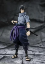 Naruto Shippuden SH Figuarts Sasuke Uchiha Solitary Shinobi - Imagen 7