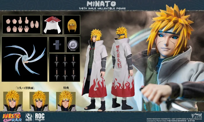 Rocket Toys Naruto Shippuden Namikaze Minato 4to Hokage - Imagen 25