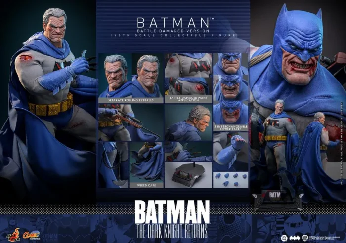 Batman The Dark Knight Returns Batman Battle Damaged Version 1/6 - Imagen 21