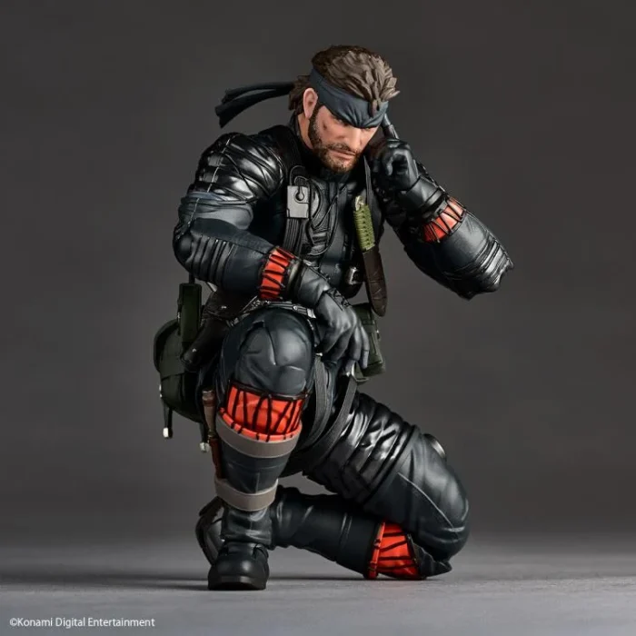 Metal Gear Solid Delta Snake Eater Amazing Yamaguchi Revoltech NR119 Naked Snake Sneaking Suit Ver - Imagen 8