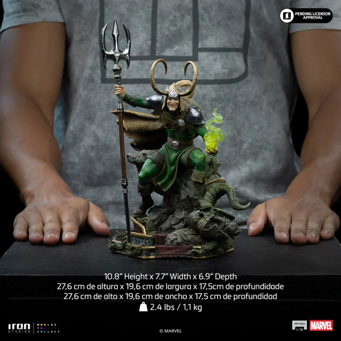 Marvel Comics Loki Laufeyson 1/10 Art Scale - Imagen 14