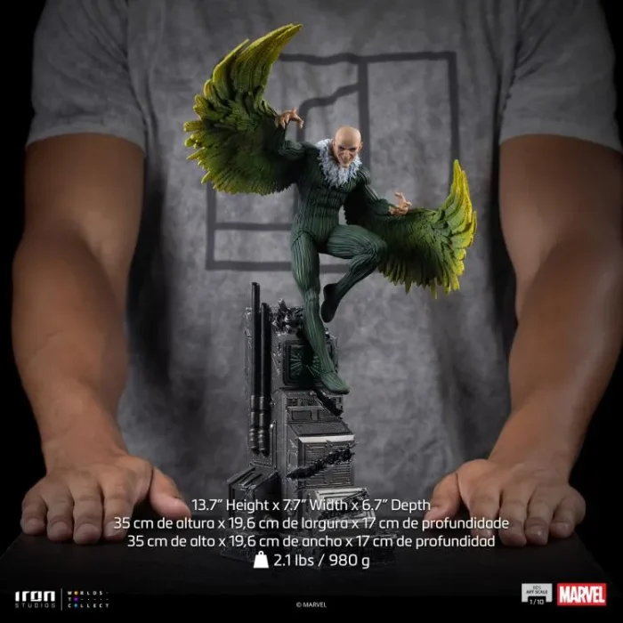 Marvel Spider Man vs Villains Battle Diorama Series Vulture 1/10 Art Scale - Imagen 14