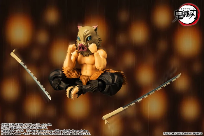 Demon Slayer Kimetsu no Yaiba SH Figuarts Inosuke Hashibira - Imagen 10