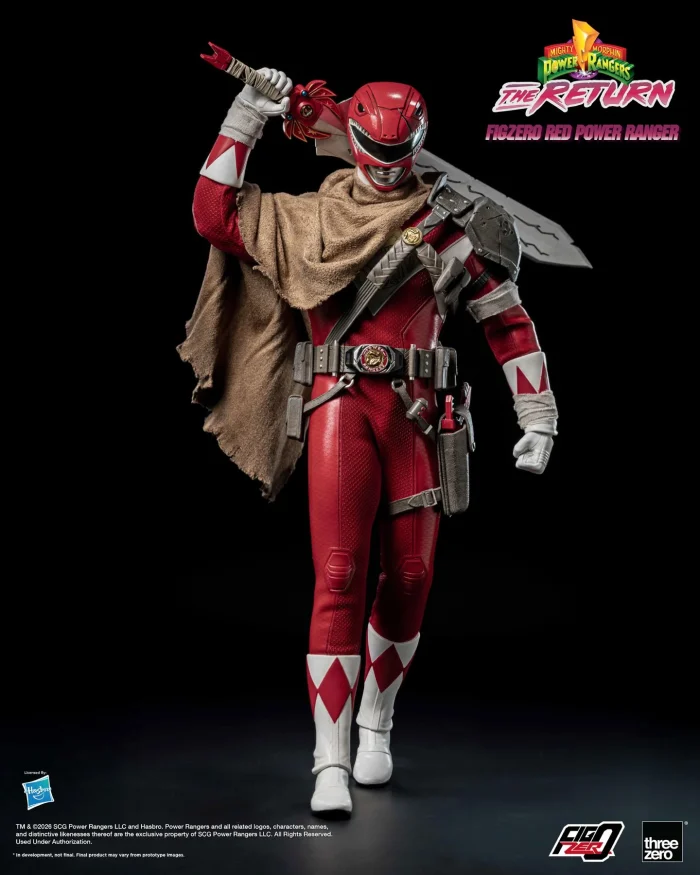 Mighty Morphin Power Rangers The Return FigZero Red Ranger 1/6 - Imagen 7