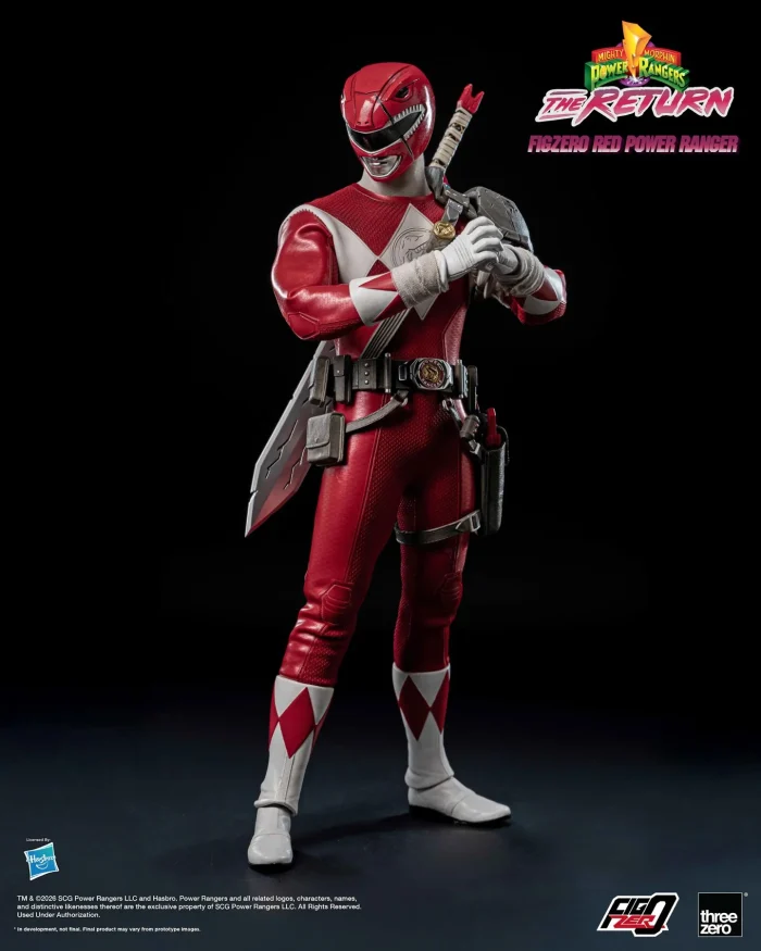 Mighty Morphin Power Rangers The Return FigZero Red Ranger 1/6 - Imagen 14