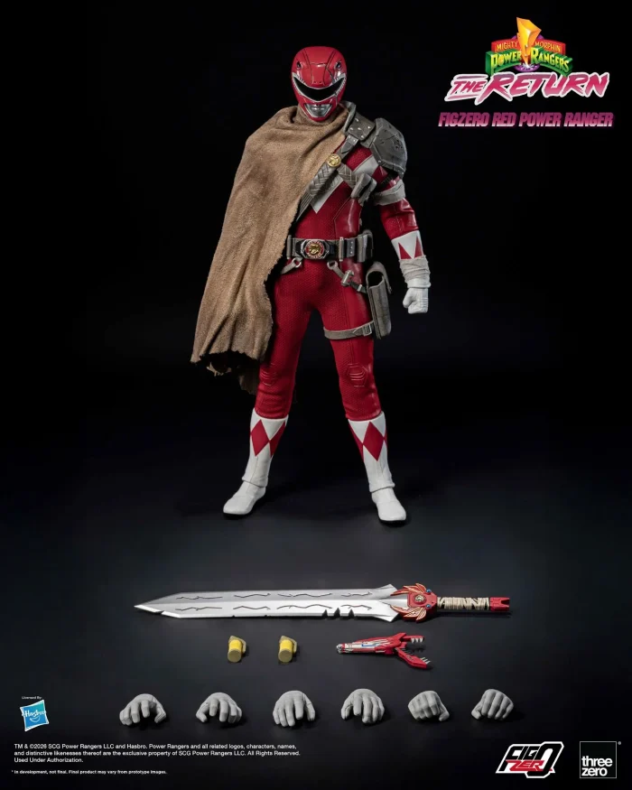 Mighty Morphin Power Rangers The Return FigZero Red Ranger 1/6 - Imagen 16