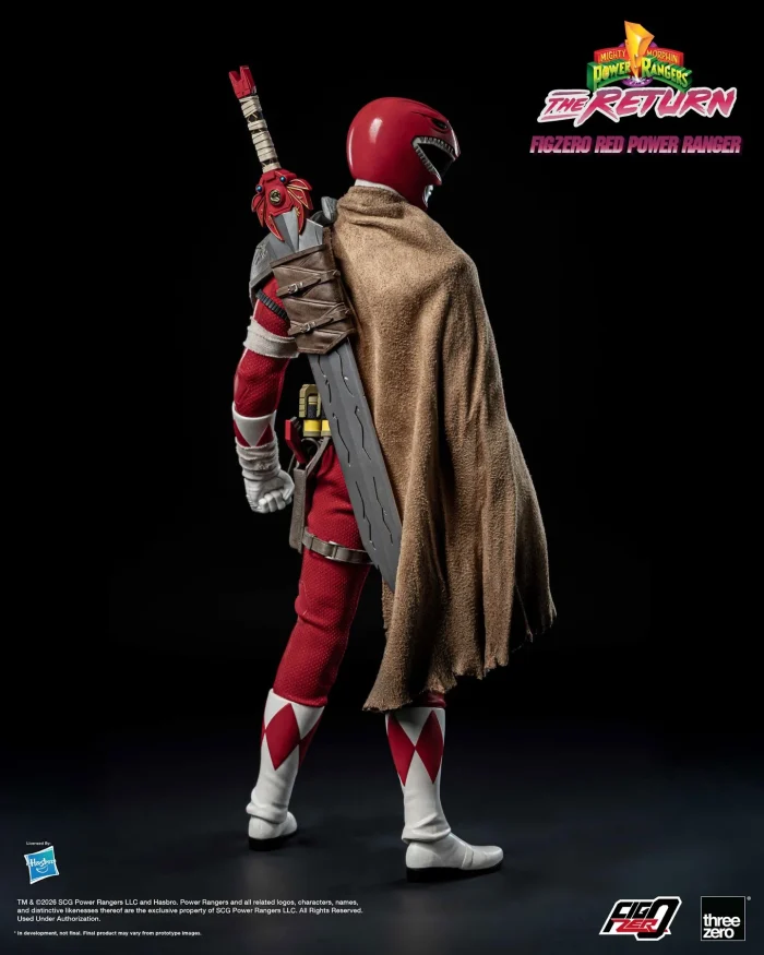 Mighty Morphin Power Rangers The Return FigZero Red Ranger 1/6 - Imagen 4