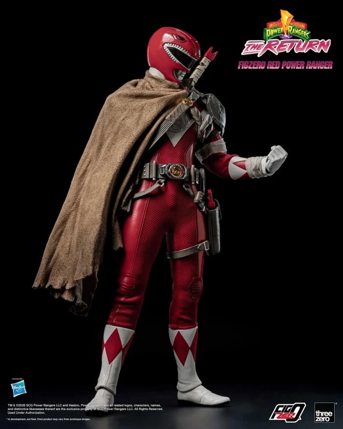 Mighty Morphin Power Rangers The Return FigZero Red Ranger 1/6 - Imagen 5