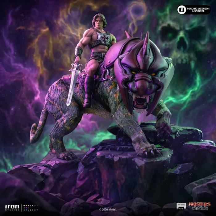 Masters of the Universe 2026 He Man and Battle Cat 1/10 Deluxe Art Scale - Imagen 2