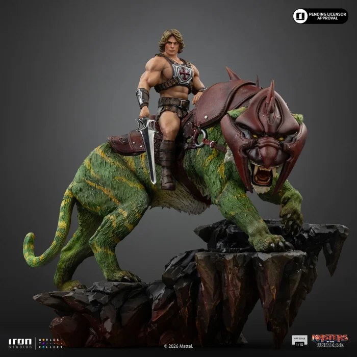 Masters of the Universe 2026 He Man and Battle Cat 1/10 Deluxe Art Scale - Imagen 3
