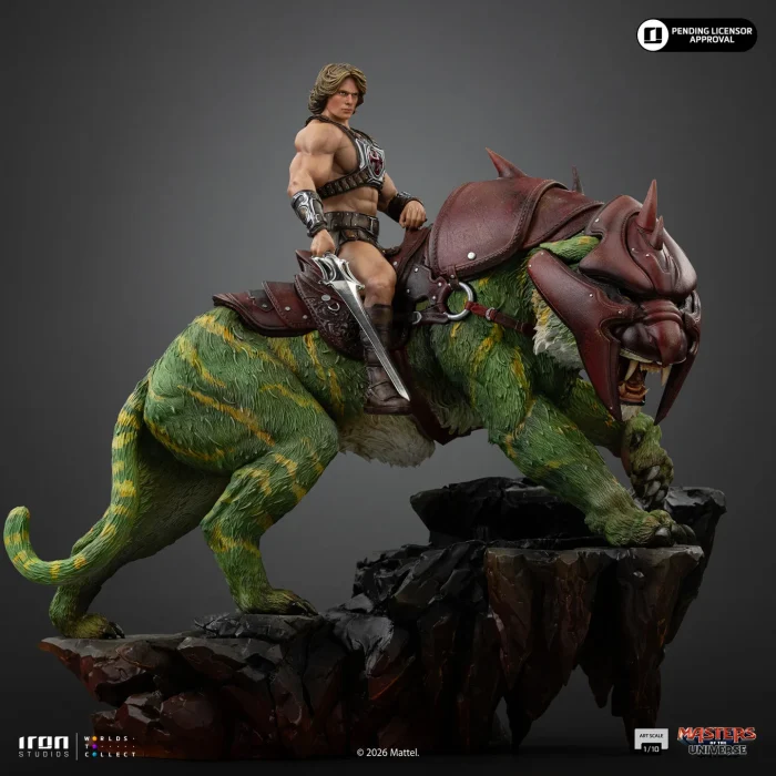 Masters of the Universe 2026 He Man and Battle Cat 1/10 Deluxe Art Scale - Imagen 4