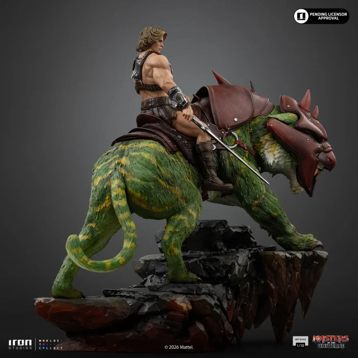 Masters of the Universe 2026 He Man and Battle Cat 1/10 Deluxe Art Scale - Imagen 5