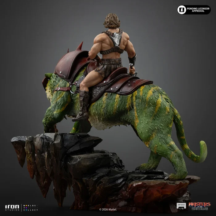 Masters of the Universe 2026 He Man and Battle Cat 1/10 Deluxe Art Scale - Imagen 6
