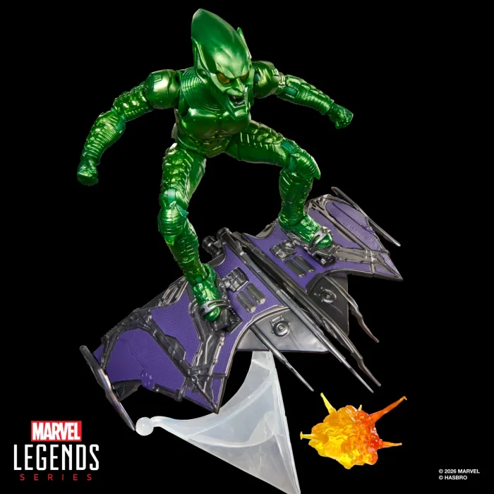 Spider Man No Way Home Marvel Legends Green Goblin Action Figure and Glider Set - Imagen 3