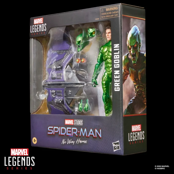 Spider Man No Way Home Marvel Legends Green Goblin Action Figure and Glider Set - Imagen 15