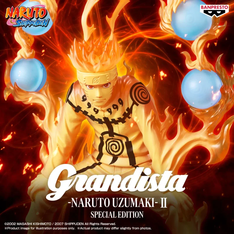 Naruto Shippuden Grandista Naruto Uzumaki II Special Edition